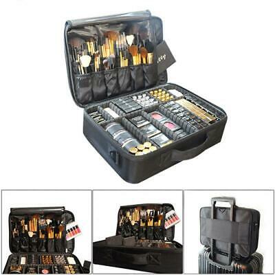 Pro Cosmetic Makeup Case Travel Large Capacity Storage Suitcase Organizer Bag