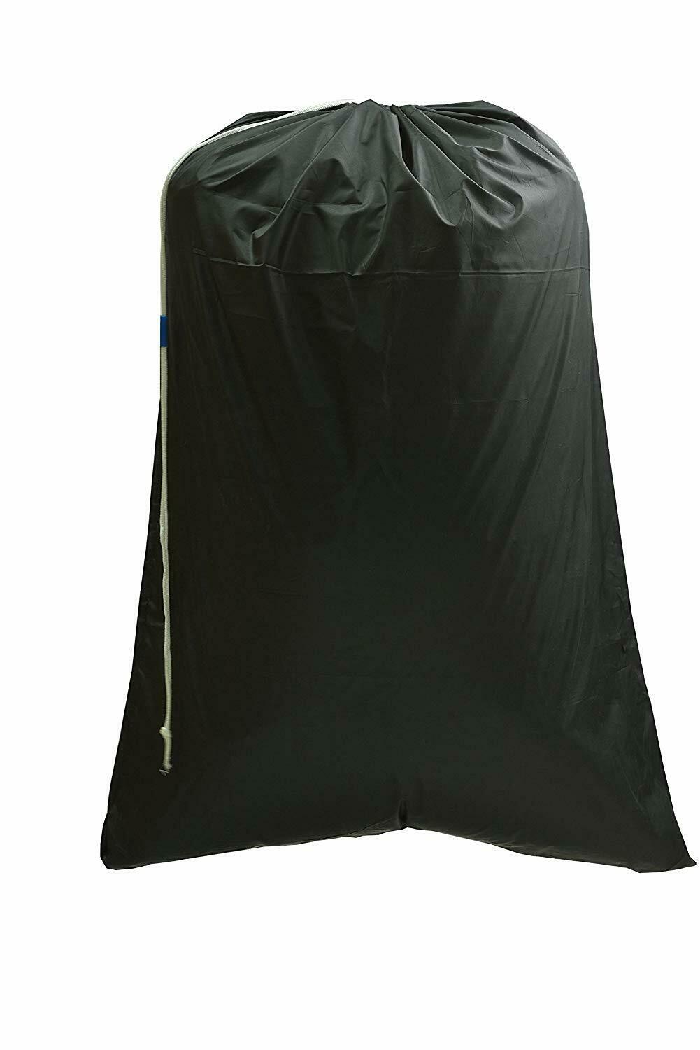 2 Pc New Large Black Laundry Bag 30"x40", 50 Lb Capacity,