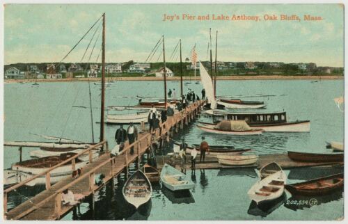 Joy's Pier And Lake Anthony, Oak Bluffs, Massachusetts 1908