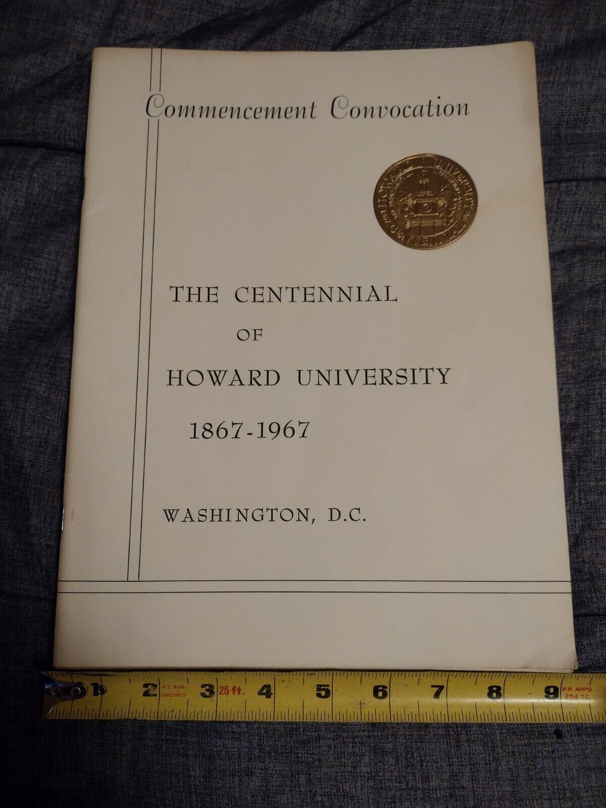Hbcu College *1967 Howard University* Centennial Commencement