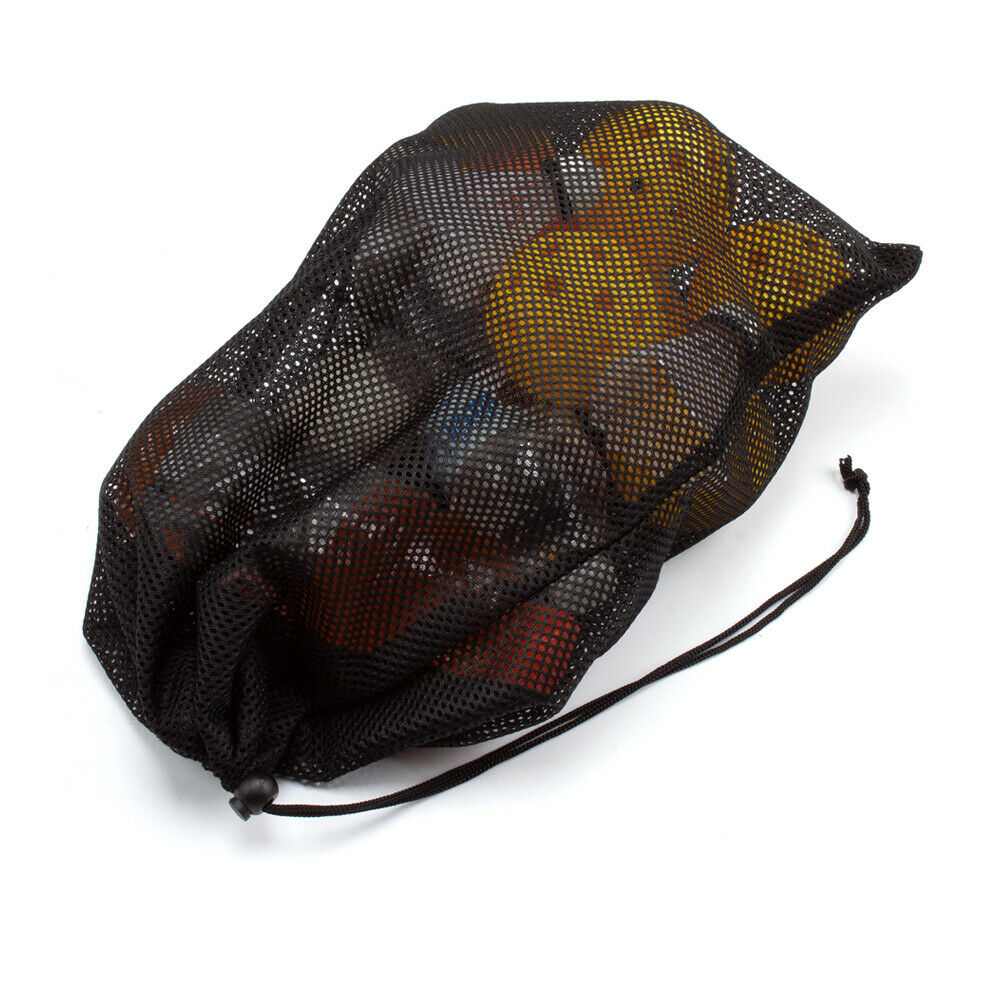 Mesh Drawstring Bag For Sports Golf Ball, Baseball Balls, Dive Snorkel, Laundry