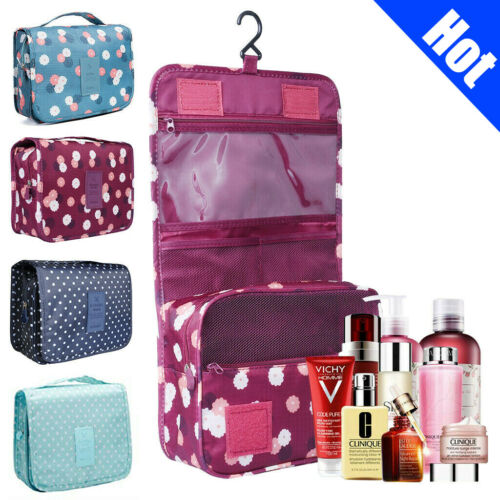 Hanging Toiletry Bag Travel Cosmetic Kit Large Essentials Organizer Waterproof