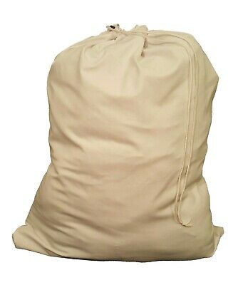 Owen Sewn White Heavy Duty 30x40 Canvas Style Laundry Bag - Made In Usa