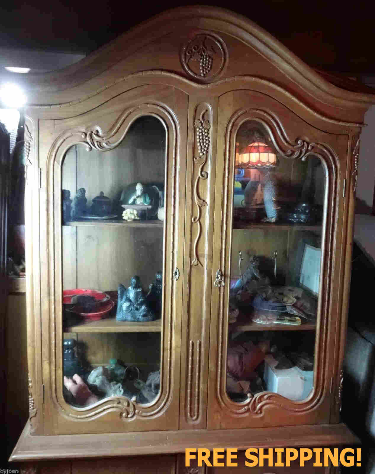 Ocean Going Custom Chinese Hand Carved Ship Cabinet