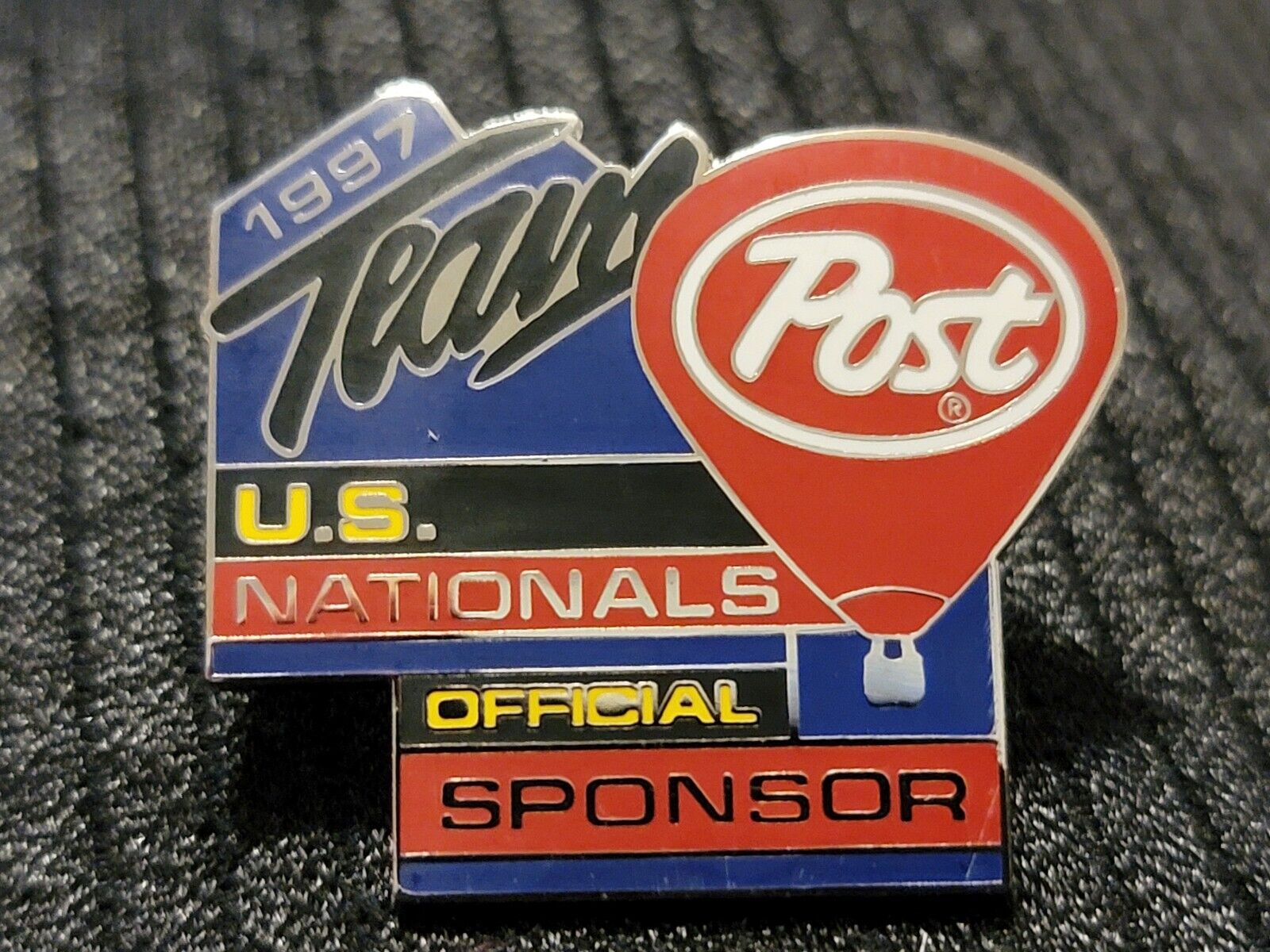 1997 Us Nationals Festival Post Official Sponsor  Balloon Pin