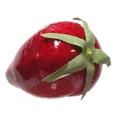 Artificial Strawberry Extra Large Red - Plastic Berry Strawberries Fake Fruit