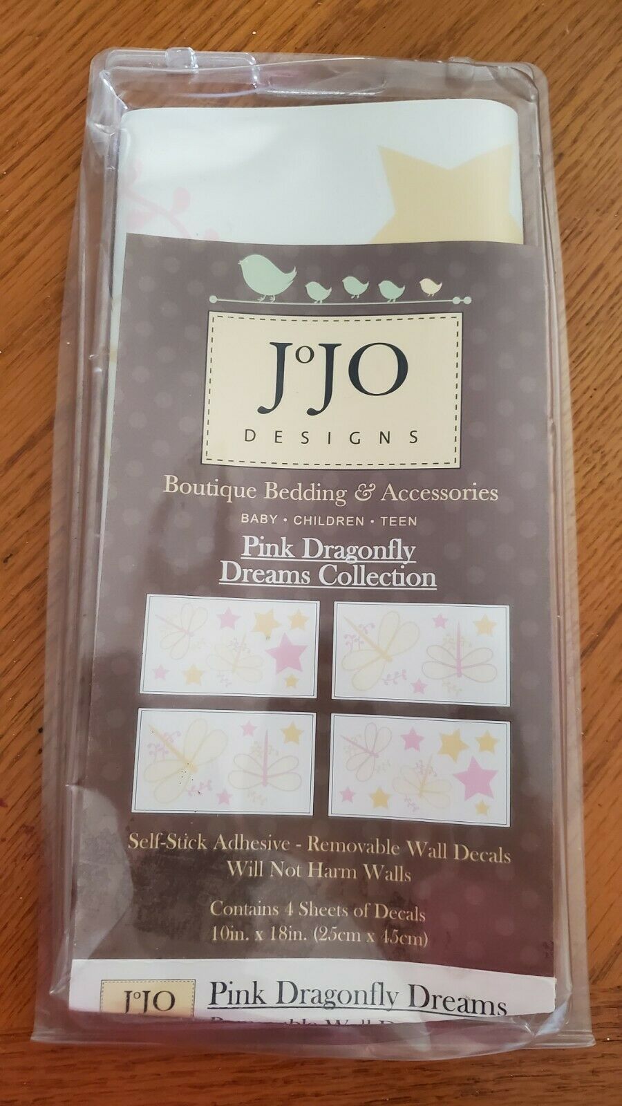 Jojo Designs Pink Dragonfly Dreams Collection Wall Decals