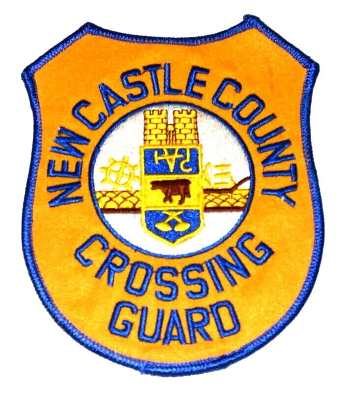 New Castle County – Crossing Guard – Delaware De Sheriff Police Patch Cow Wheel